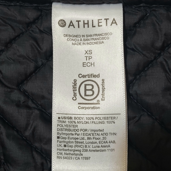 ATHLETA Women's XS Cozy Sherpa Snap Sweatshirt Black Teddy Zip Pockets Mock Neck - Picture 9 of 10